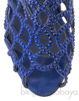 Blue Crystal Mermaid Boots