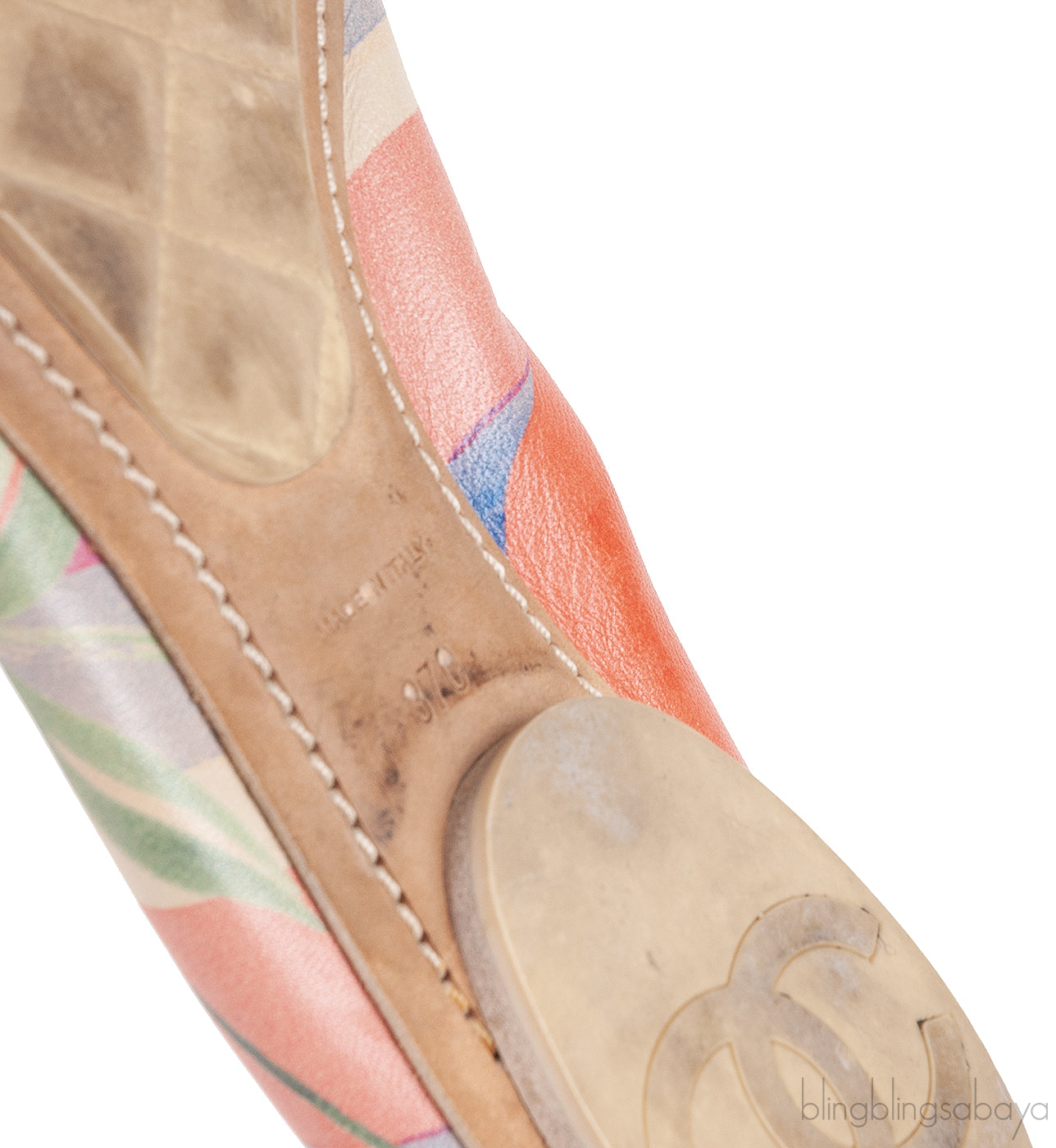 Chanel Multi-color Printed Ballerina Flat