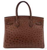 Birkin 30 Etrusque Chocolate Ostrich