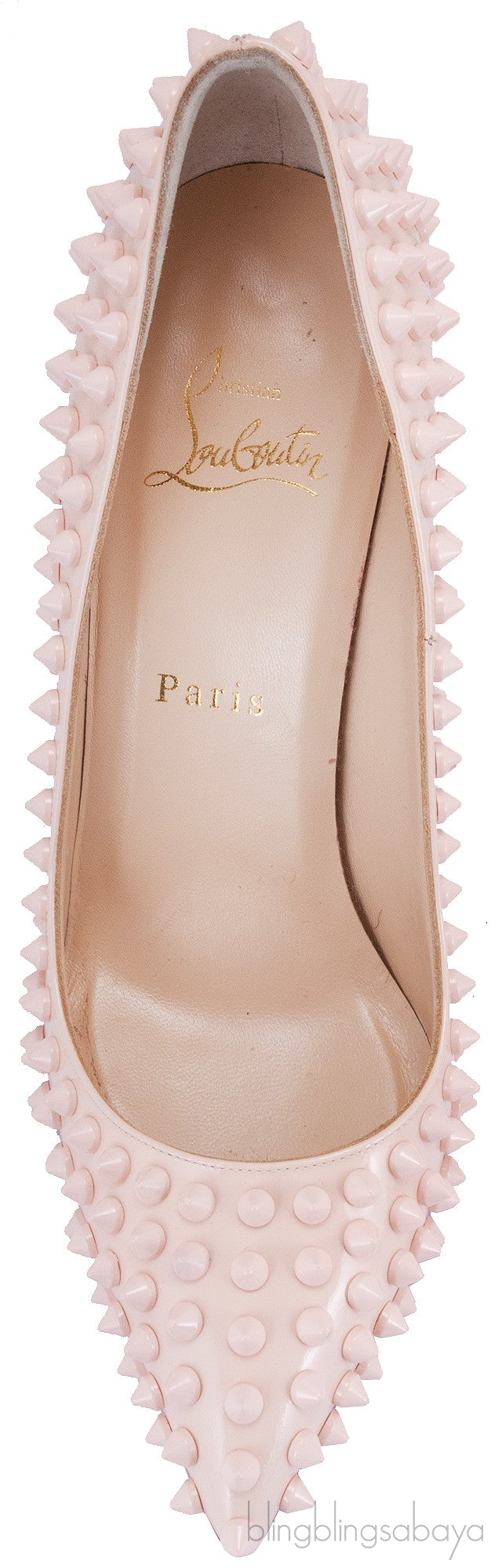 Pigalle Spikes 100 Peach Pump