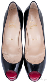Black Patent Very Prive 120 Pump