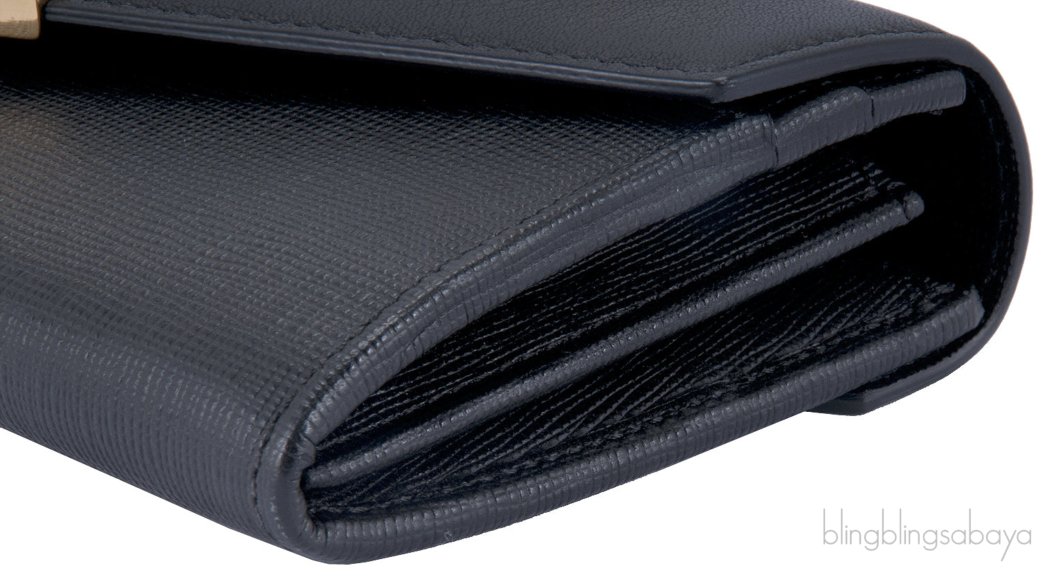 2Jours Black Saffiano Wallet*