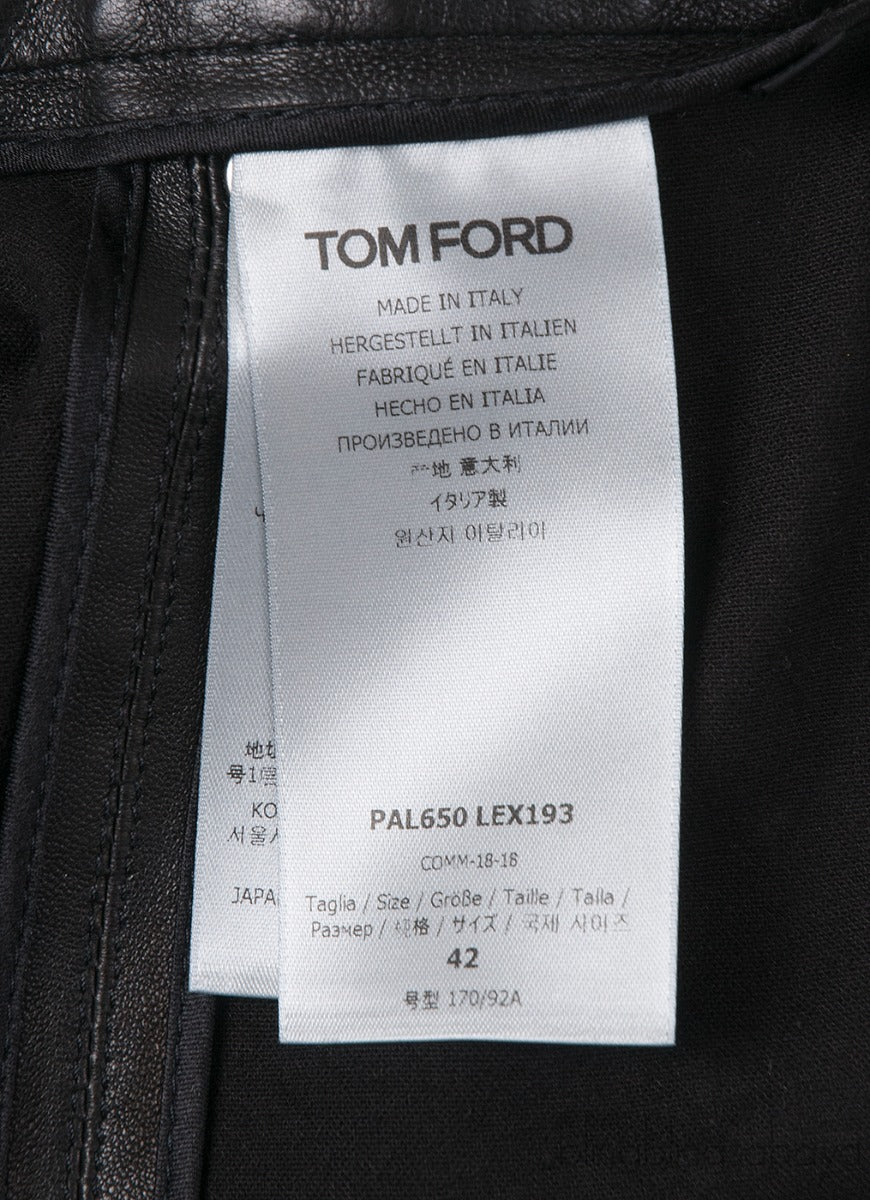 Black Leather Trouser