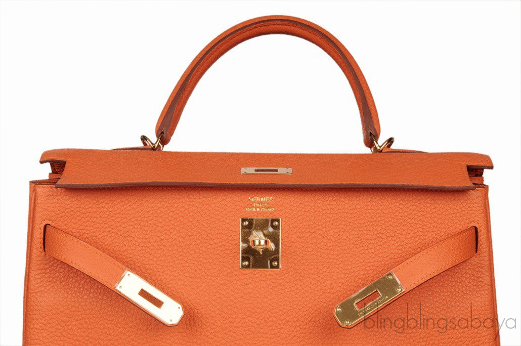 Kelly 35 Orange Togo GHW