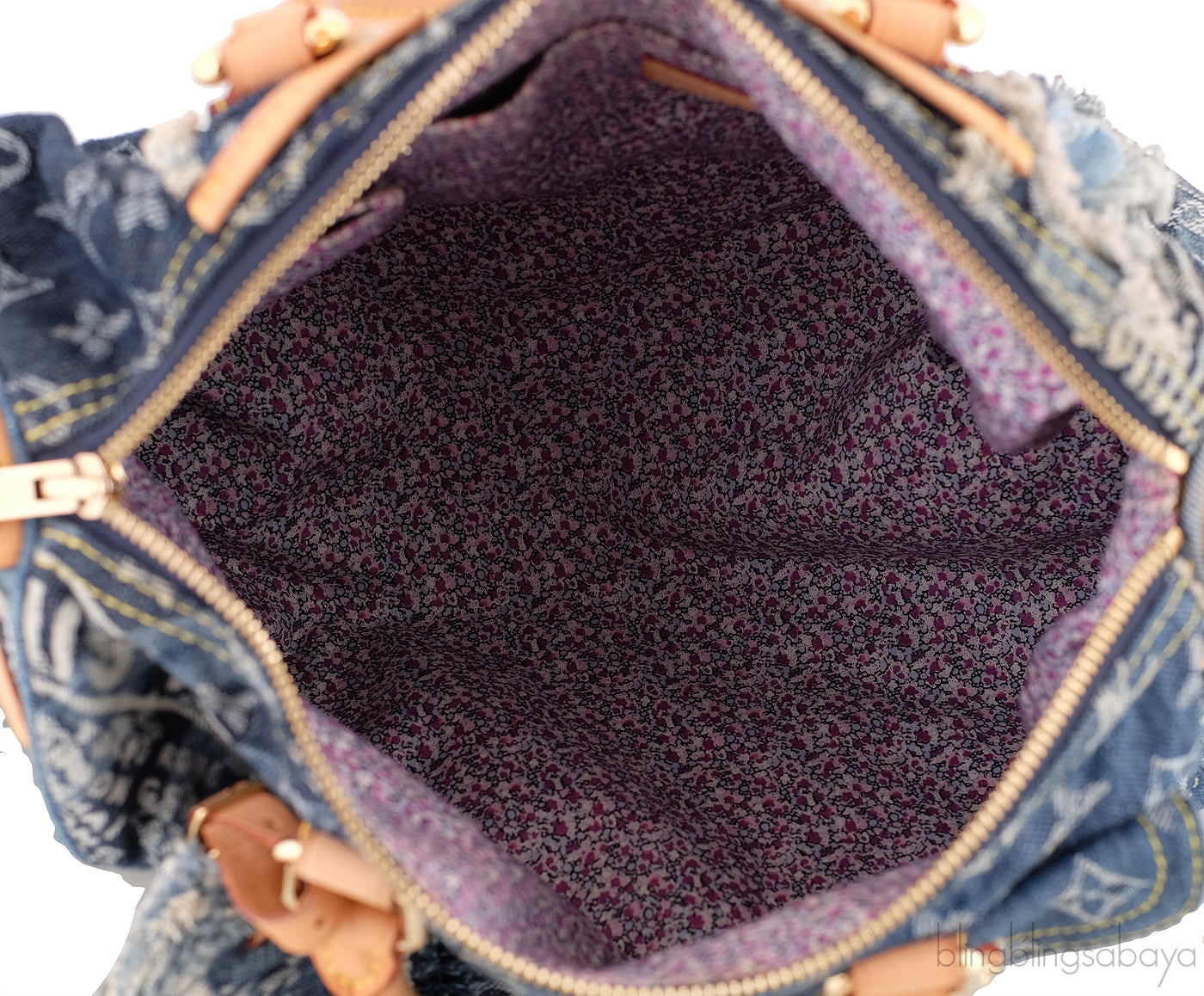 Denim Patchwork Speedy 30
