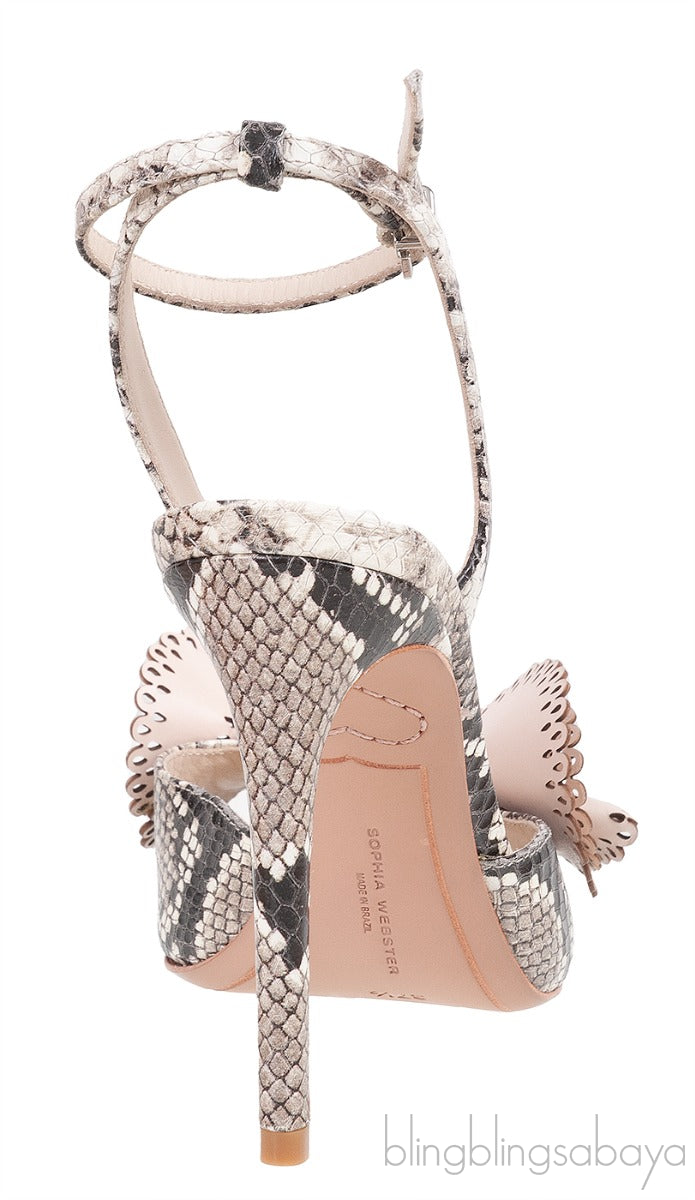 Python Slingback Heels