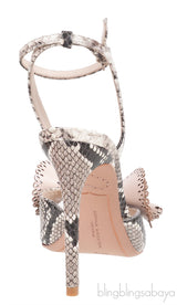 Python Slingback Heels
