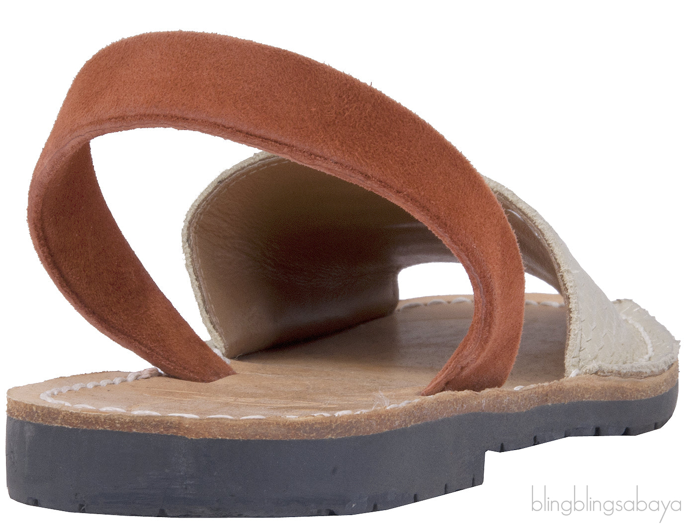 Croc Embossed Avarcas Sandals
