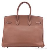 Birkin 35 Gold Togo