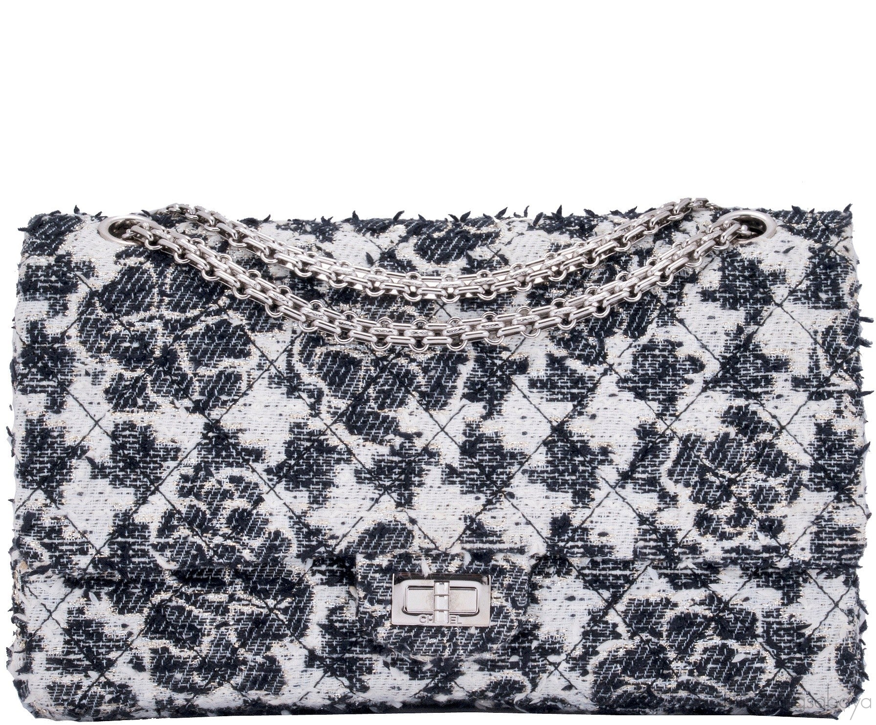 2.55 Camellia Tweed Reissue Flap Bag
