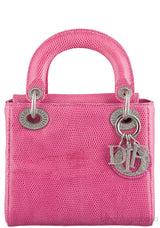 Lady Dior Pink Mini Lizard