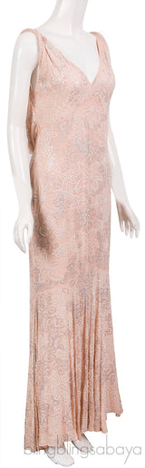 Bead & Sequin Embellshed Gown