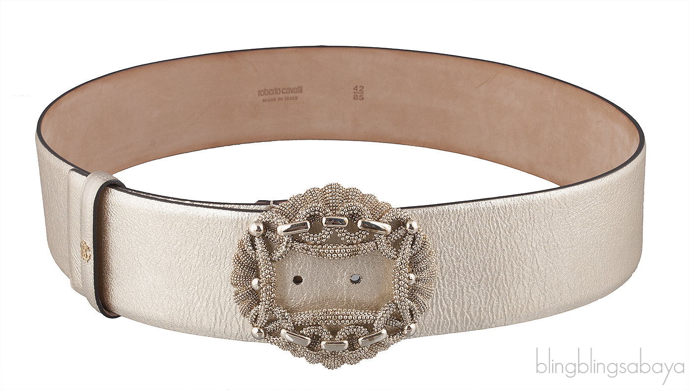 Light Gold Wide Belt