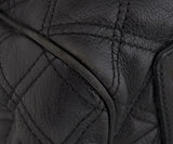 Black Quilted Stam Bag