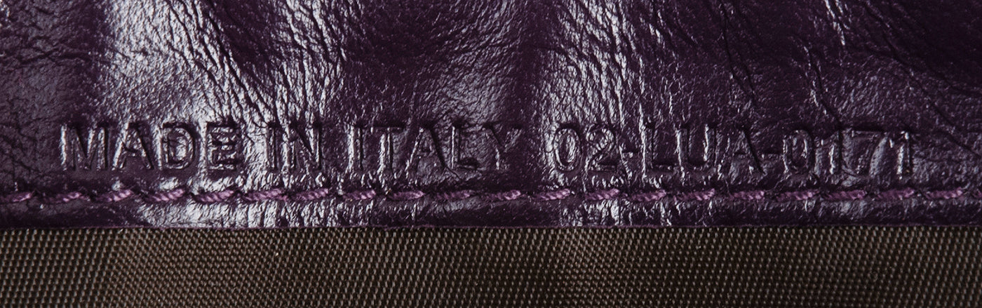 Dior Plum Cannage Patent Continental Wallet