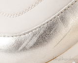 Loro Piana My Wind Beige Nylon and Gold Leather Sneakers