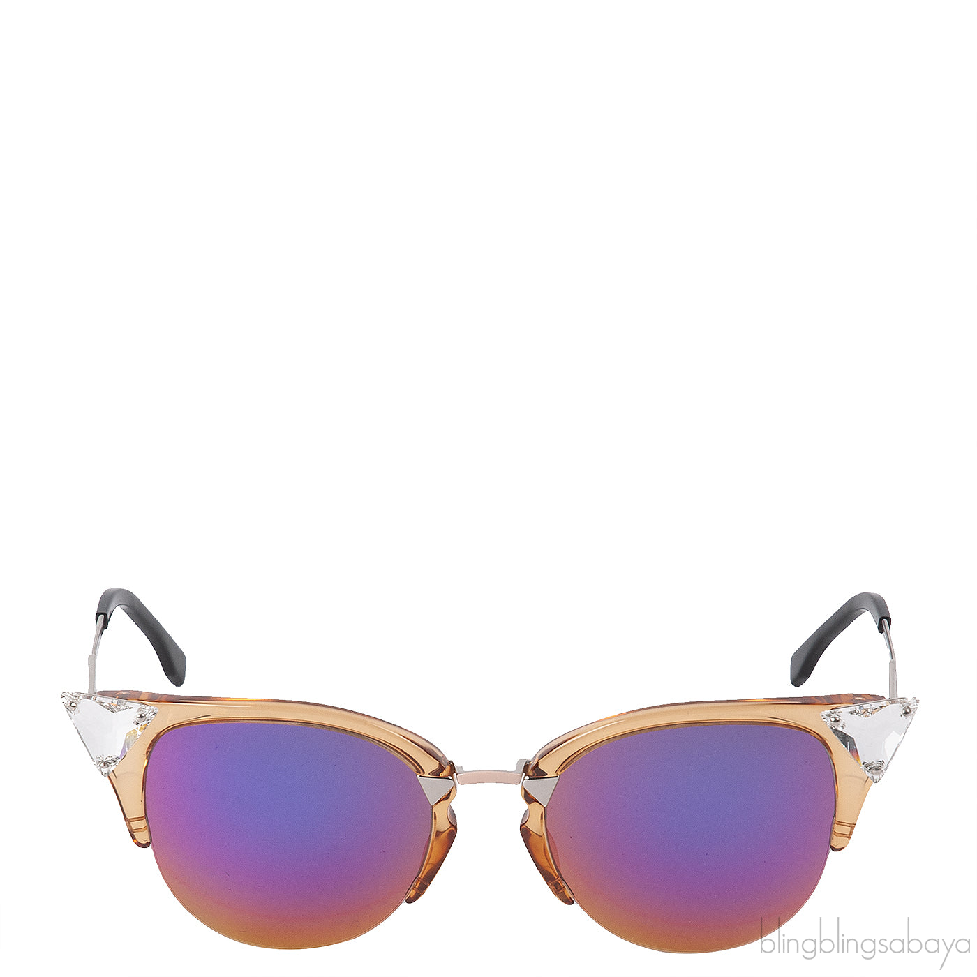 Fendi FF0041/s Peach Cat Eye Sunglasses