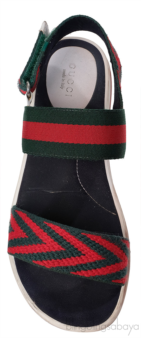 Gucci Children’s Green Sandals