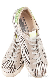 Superstar Zebra Pony Hair Sneakers