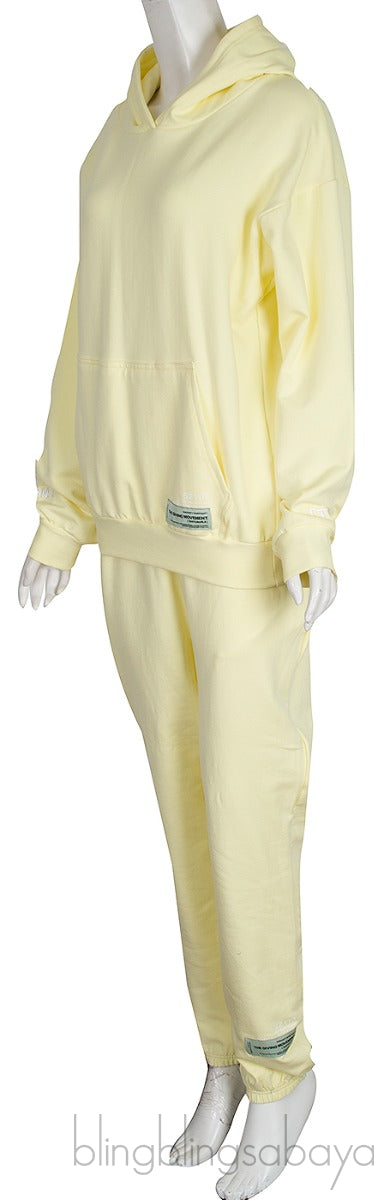 Light Yellow Hoodie & Trouser