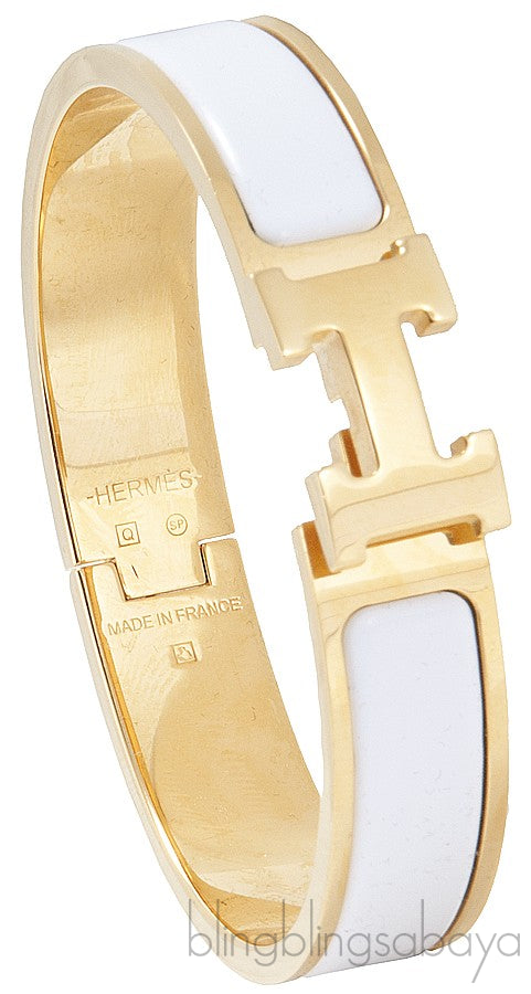 Clic Clac White H Bracelet PM
