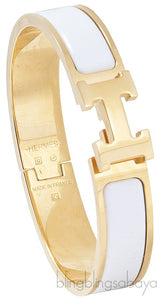 Clic Clac White H Bracelet PM