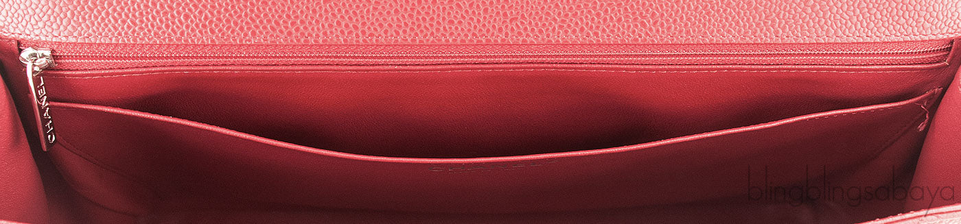 Red Caviar Maxi Flap Bag