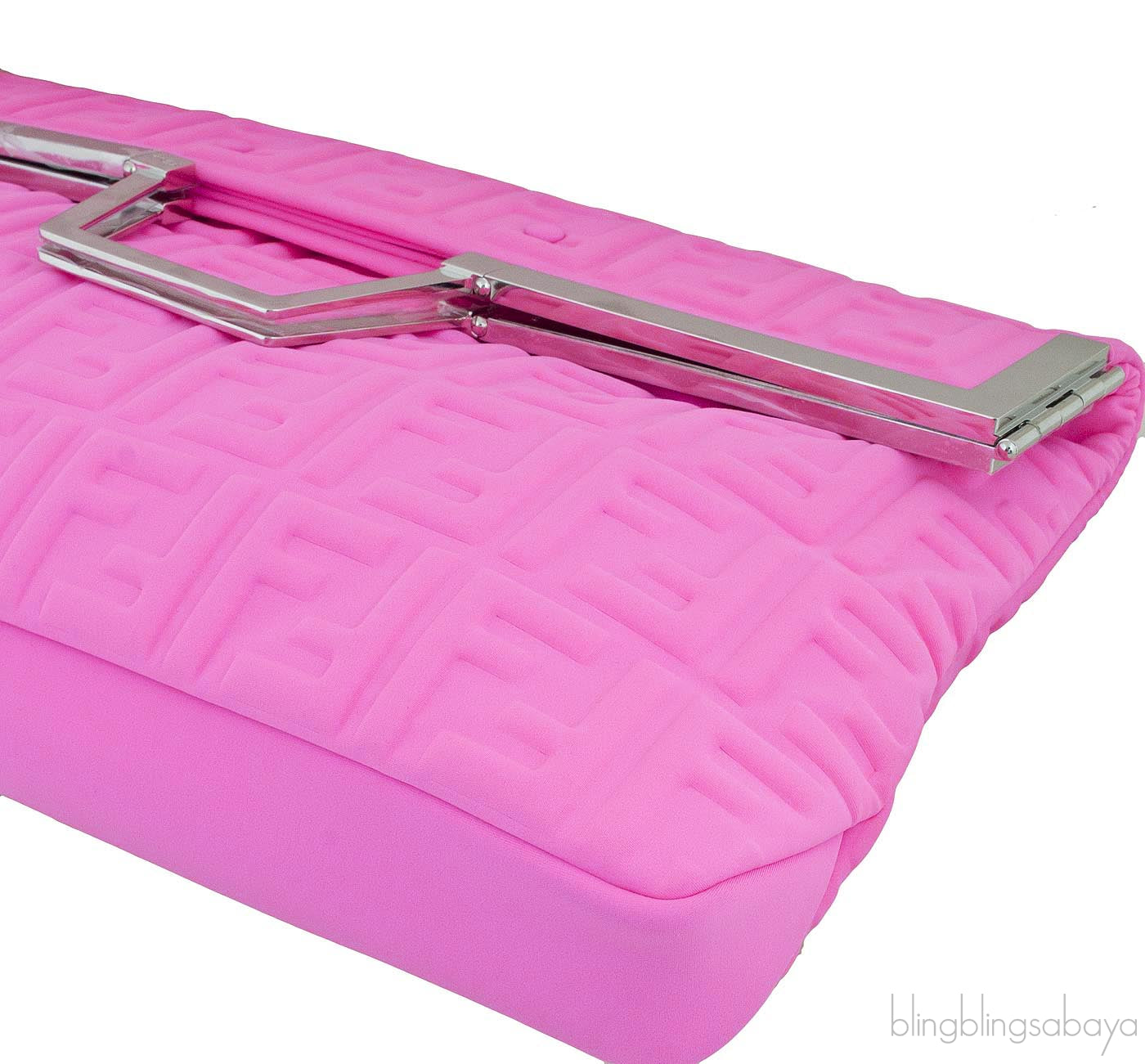 Flat Shopping Bag Neon Pink Large