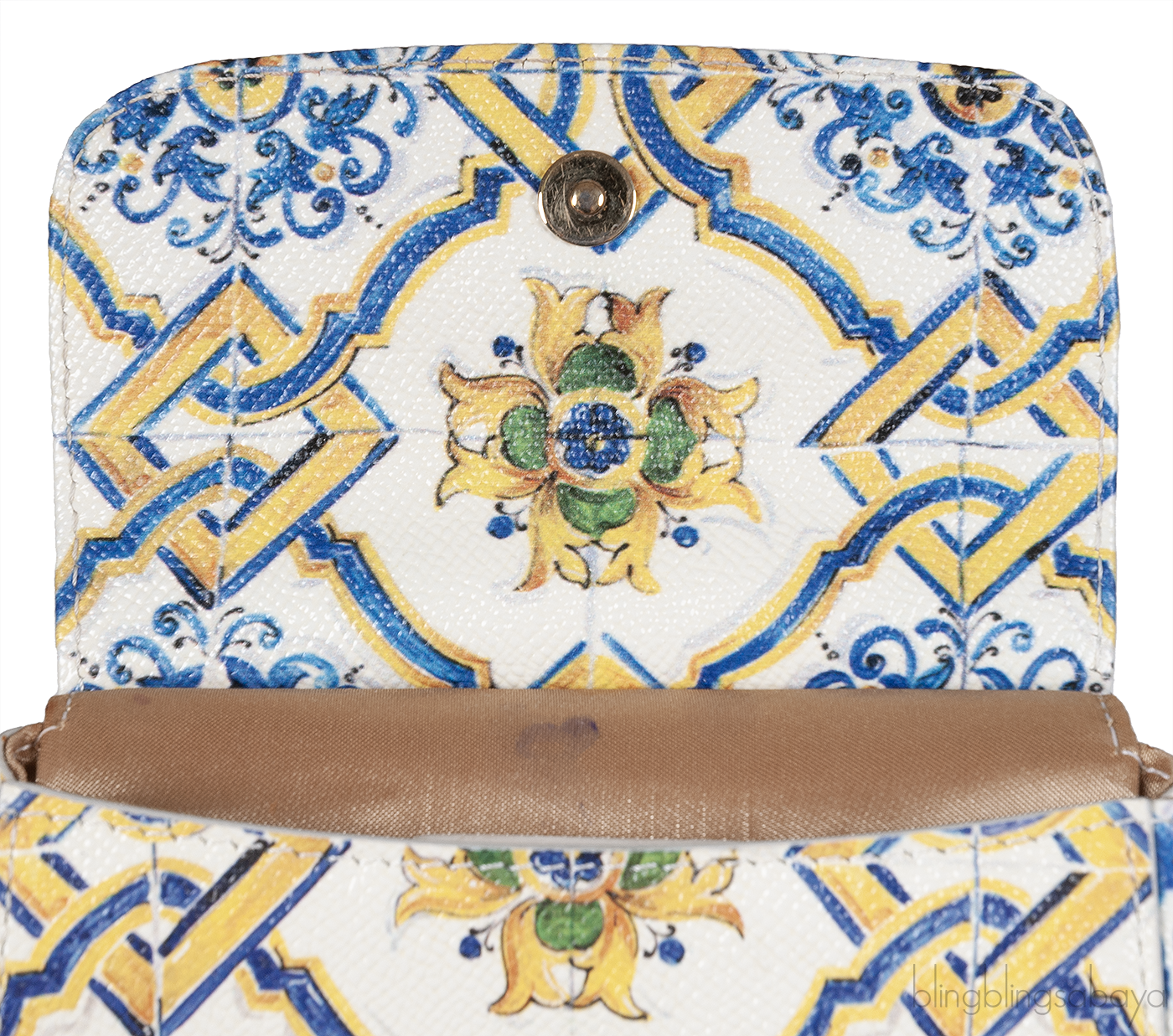 Majolica Print Miss Sicily Mini Shoulder Bag