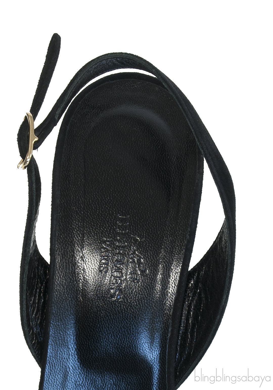 Bi-color Suede Night 90 Sandals