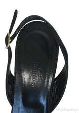 Bi-color Suede Night 90 Sandals