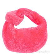 Bottega Veneta Jodie Mini Knotted Shearling Tote Pink