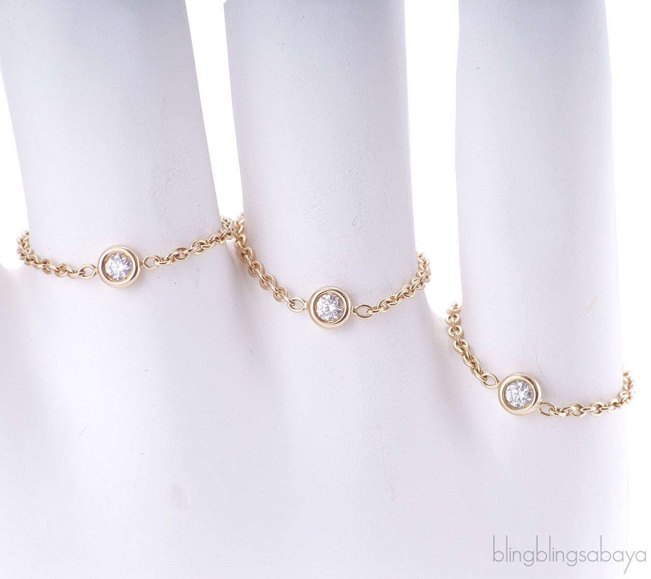 Mimioui Tiny Diamond Set 3 Rings