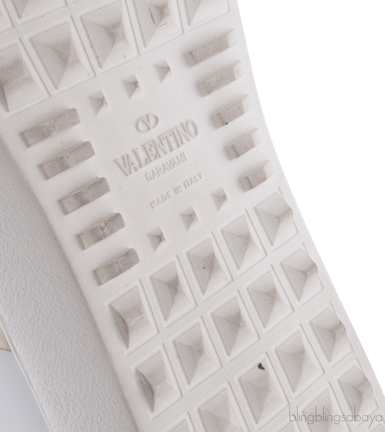 White and Gold Stripe Trainer Sneakers
