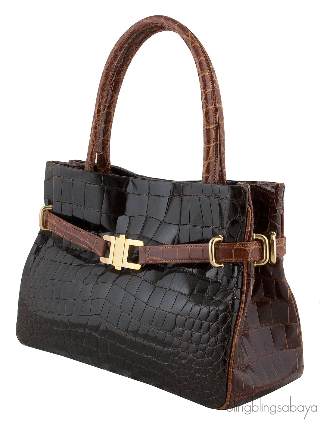 Lana Marks Positano Alligator Bag