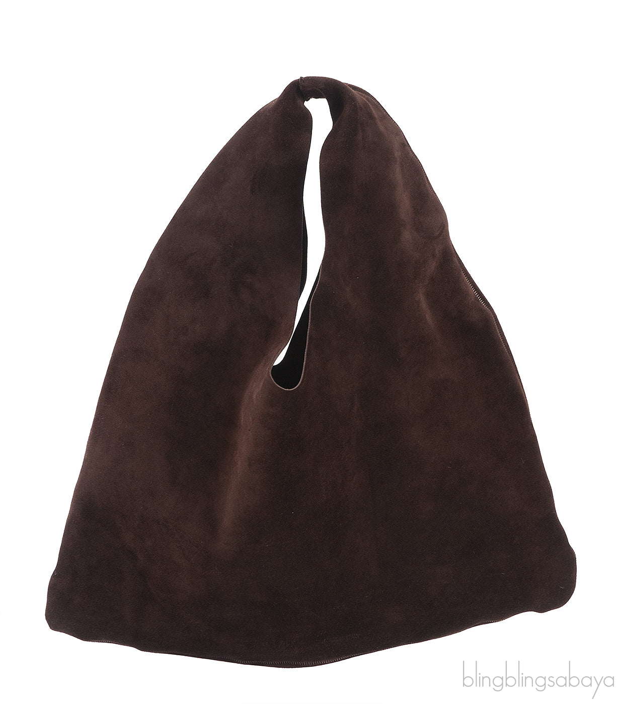 Espresso Ans Bindle Small Leather Tote Bag