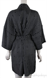 Black Stripe Tunic Dress
