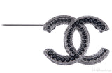 Ruthenium CC Pin Brooch