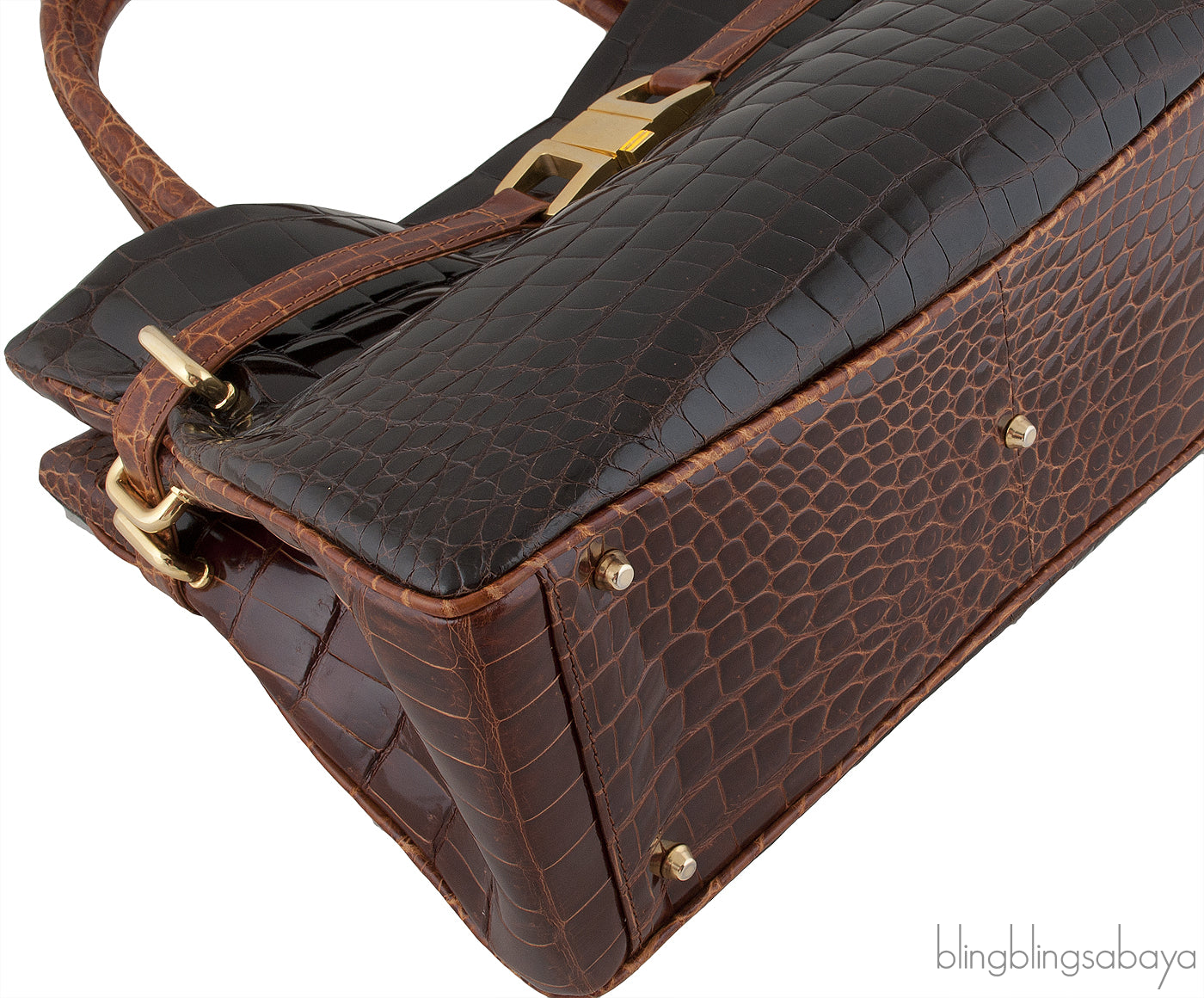 Lana Marks Positano Alligator Bag