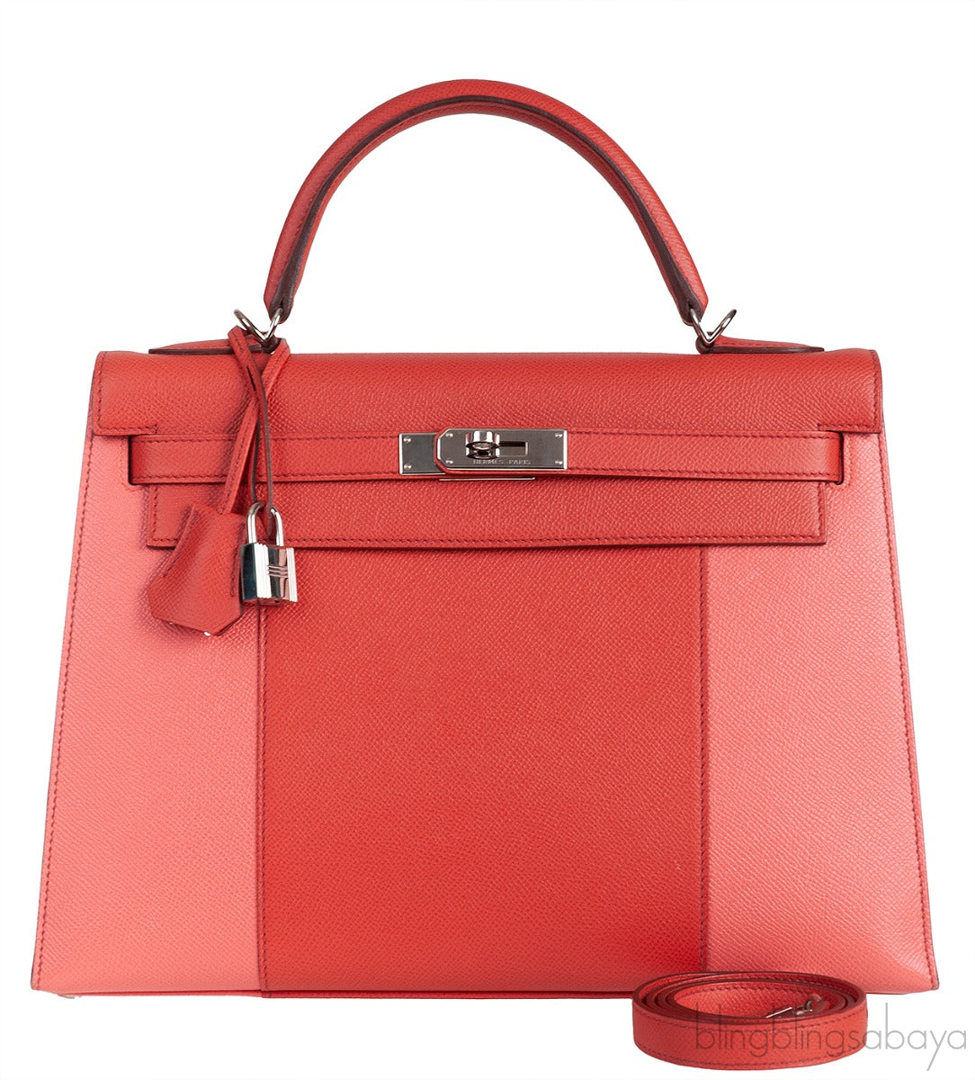Kelly 32 Coral & Flamingo Flag Epsom PHW