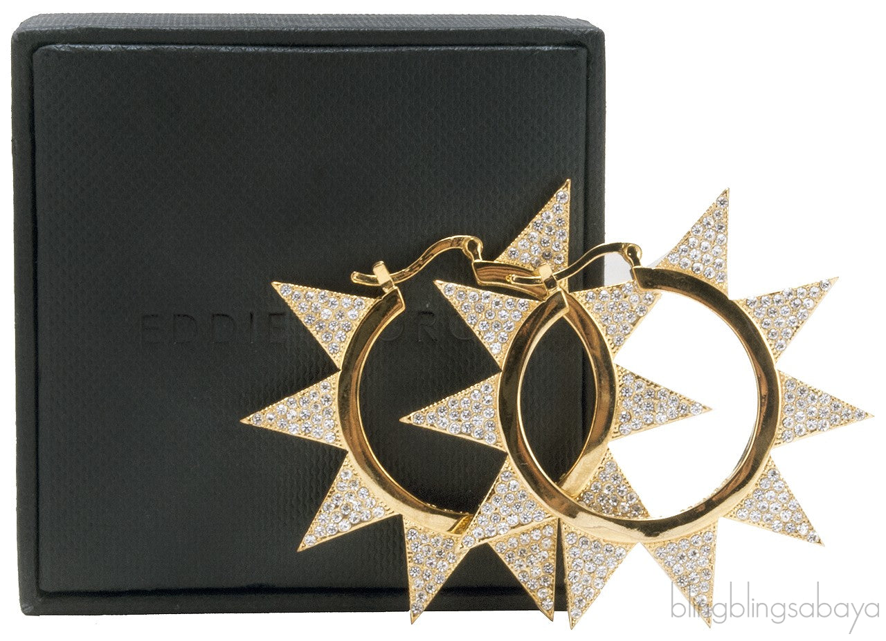 Spike Cubic Zirconia Earrings