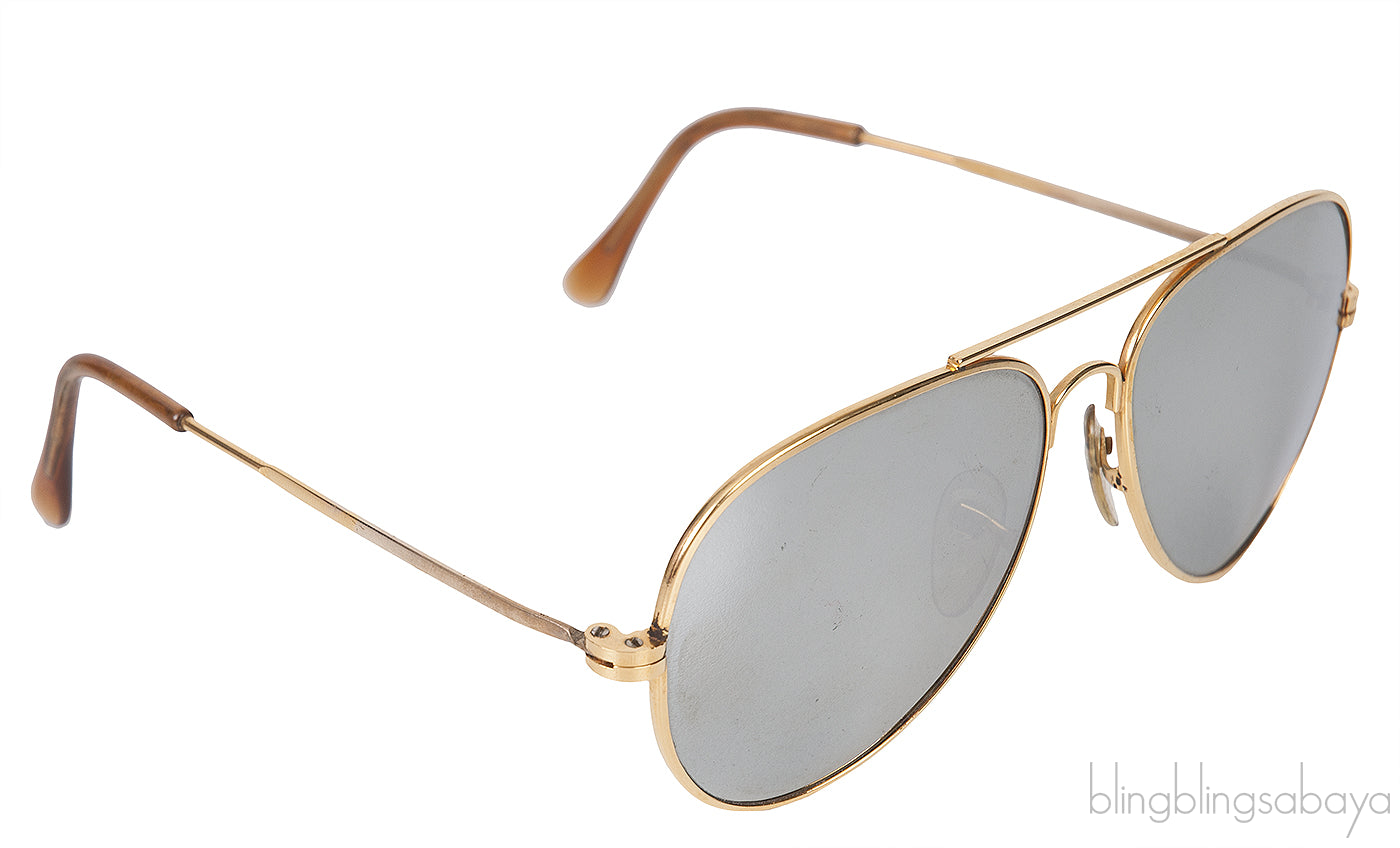 Gold 12/6100 Aviator Sunglasses