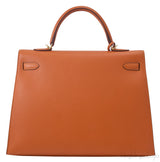 Kelly 35 Orange Epsom Sellier
