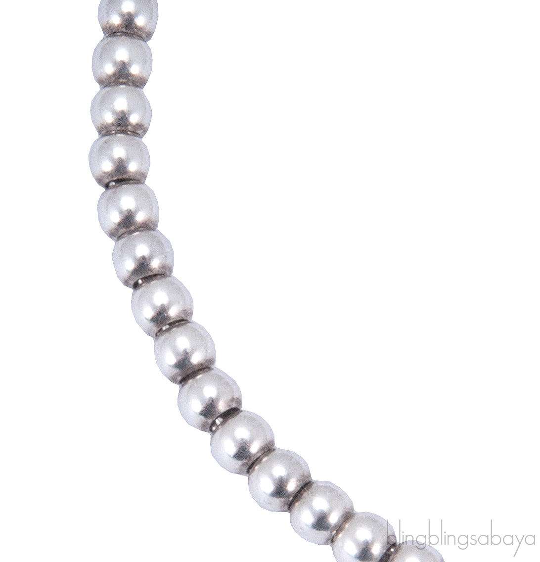 Silver Bead Mini Bracelet