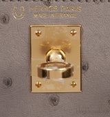 HSS Kelly 20 Ostrich Gris Tourterelle Toffe GHW
