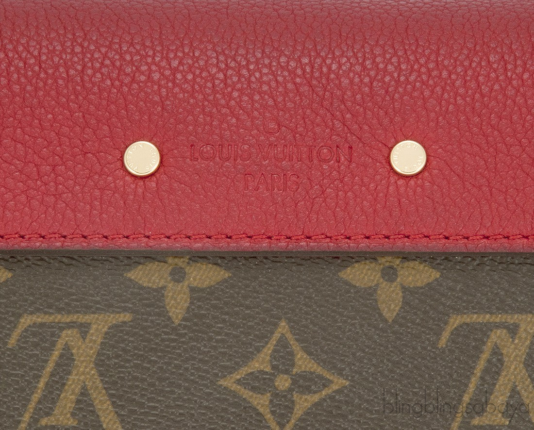 Red Pallas Chain Monogram Bag