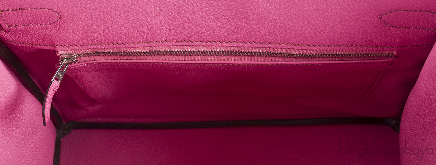 Birkin 30 Fuchsia Pink Ostrich PHW