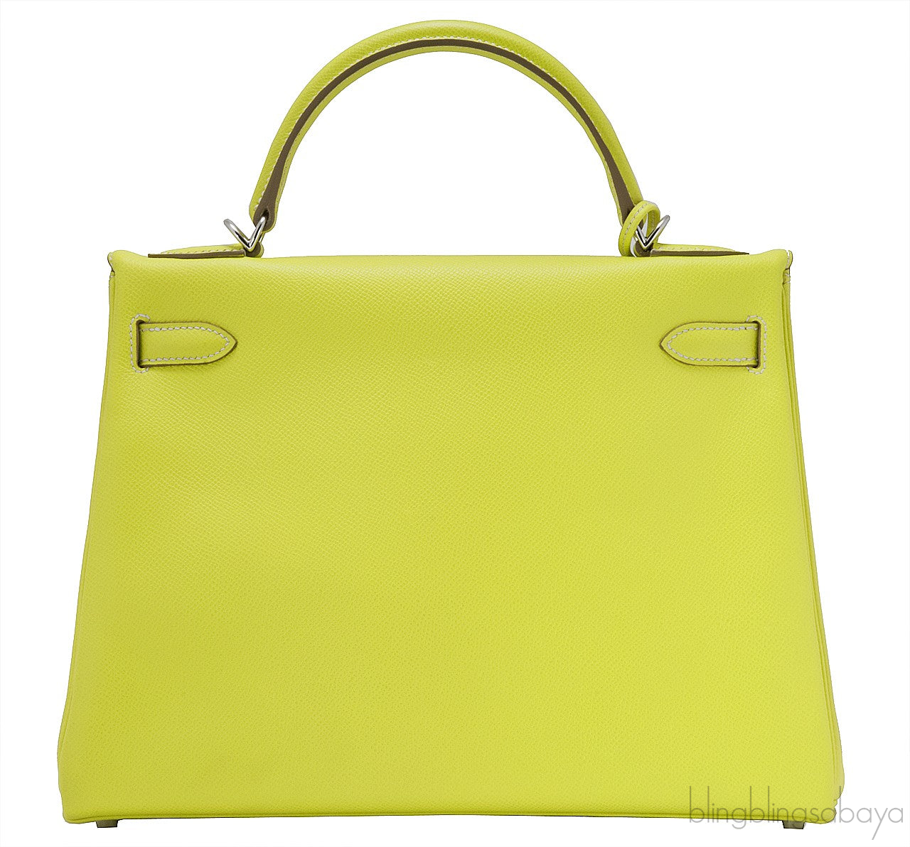 Kelly 32 Bi-color Lime Epsom Retourne