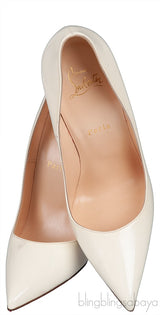 Off-white Patent Pigalle Pump