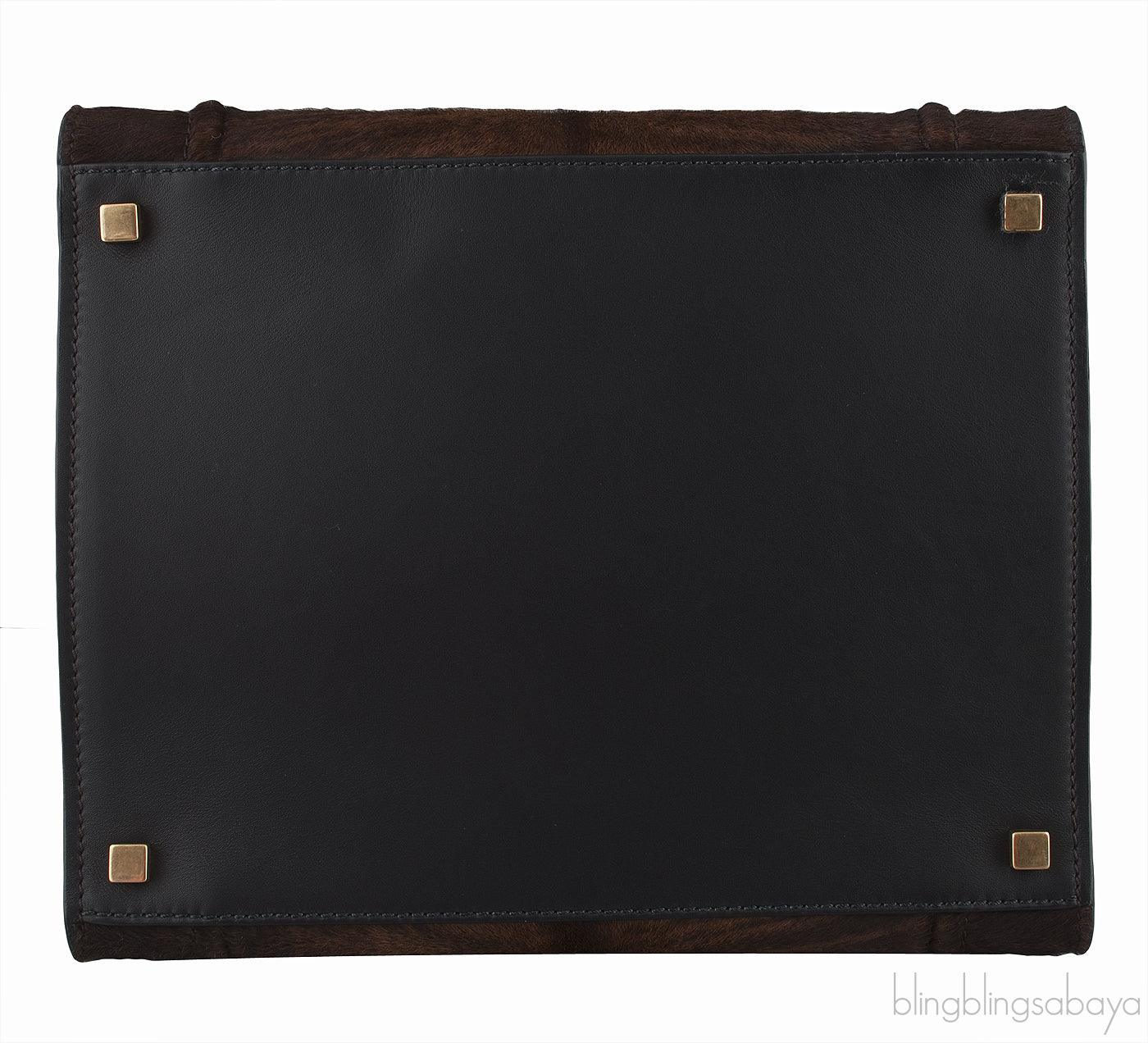Shaded Pony Hair Phantom Brown Bag